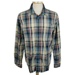 Prana Large Button Front Long Sleeve Shirt